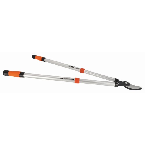 Tijeras de podar de dos manos de corte deslizante telescópicas, para expertos, de 40&nbsp;mm y con mango bi-componente | PG-19